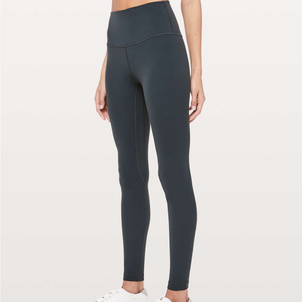 Lululemon Align Pant / Leggings Full Length 28" Melanite Blue Size 6 - Picture 6 of 10
